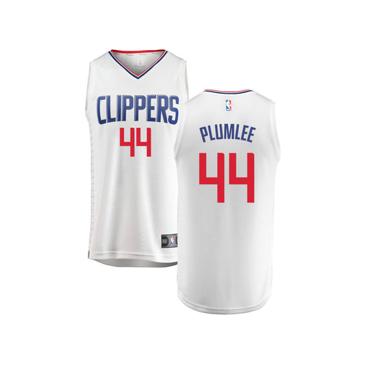 Mason Plumlee LA Clippers Fanatics Branded Youth Fast Break Replica Jersey White - Association Edition