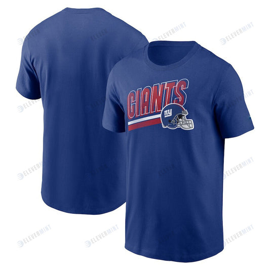 New York Giants Essential Blitz Lockup T-Shirt - Royal