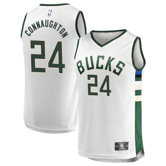 Pat Connaughton  Milwaukee Bucks Fanatics Branded Unisex Fast Break Jersey - White - Association Edition