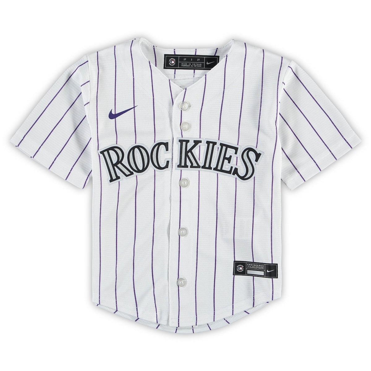 Youth  Nike Rockies Replica Team Jersey - White