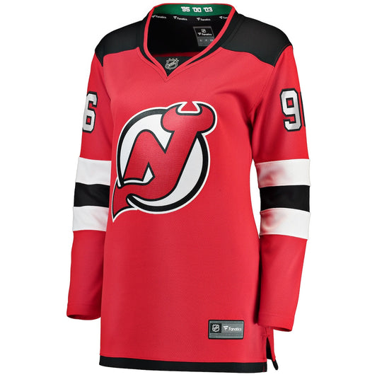 Women's Timo Meier Fanatics Devils Home Breakaway Jersey - Red