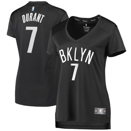 Kevin Durant Brooklyn Nets Fanatics Branded Women's Fast Break Player Jersey - Statement Edition - Charcoal