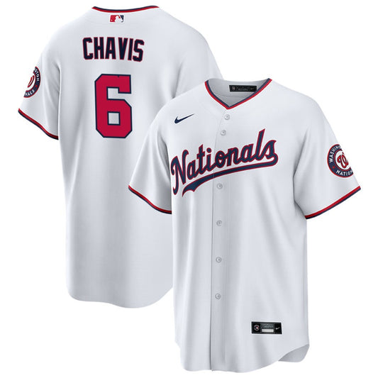 Michael Chavis Washington Nationals Nike Youth Replica Jersey - White