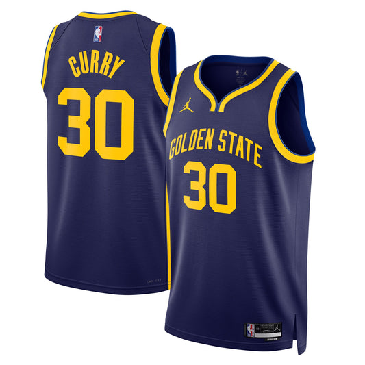 Stephen Curry Golden State Warriors Jordan Brand Unisex Swingman Jersey - Statement Edition - Navy