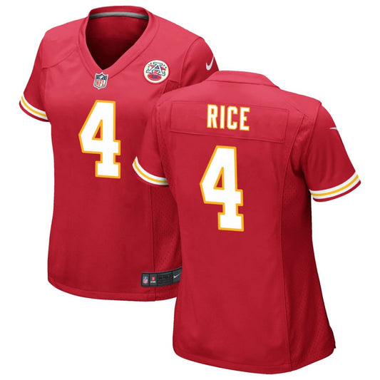 Rashee Rice Kansas City Chiefs Nike Women's Game Jersey - Red