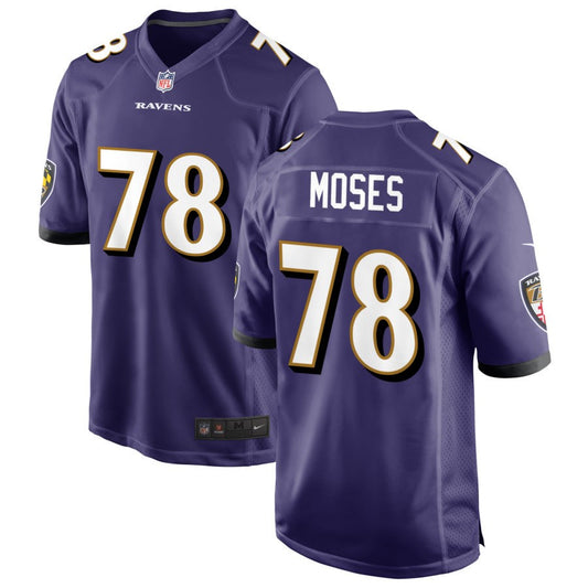 Morgan Moses Baltimore Ravens Nike Game Jersey - Purple