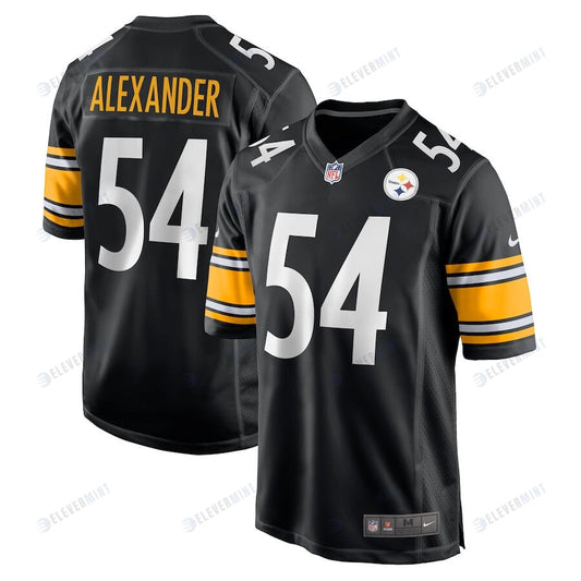 Kwon Alexander 54 Pittsburgh Steelers Men Game Jersey - Black