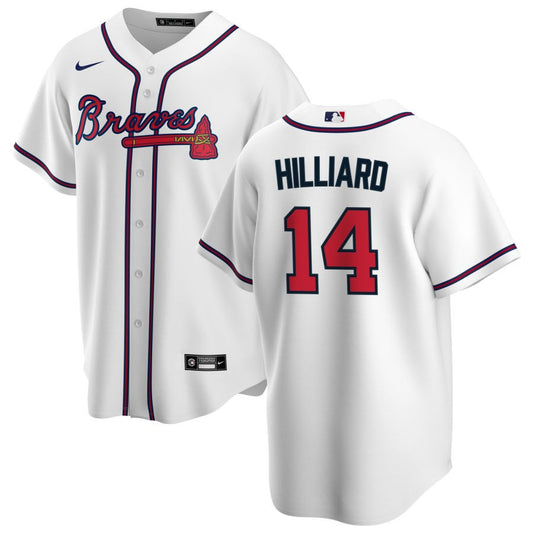 Sam Hilliard Atlanta Braves Nike Home Replica Jersey - White