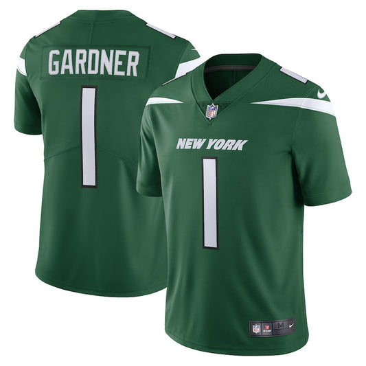 Men's New York Jets Sauce Gardner Vapor Jersey - Green