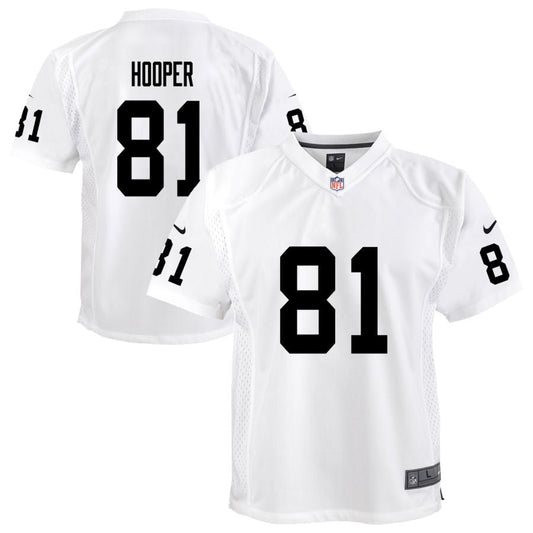 Austin Hooper Las Vegas Raiders Nike Youth Team Game Jersey - White