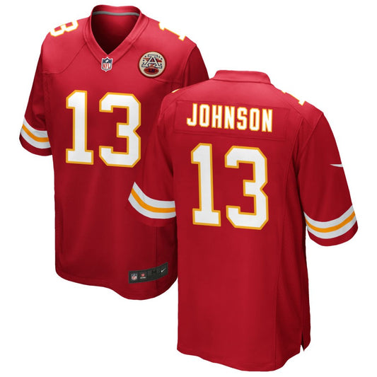 Nazeeh Johnson Kansas City Chiefs Nike Game Jersey - Red