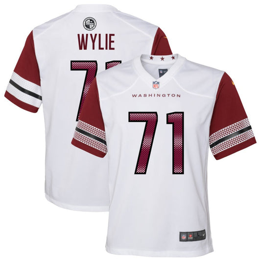 Andrew Wylie Washington Commanders Nike Youth Game Player Jersey - White