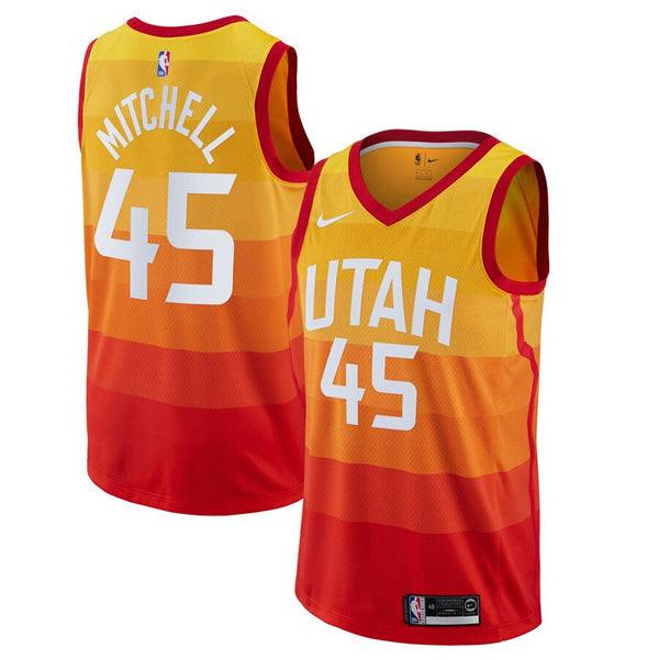 Men's Utah Jazz Donovan Mitchell City Edition Jersey - Gold