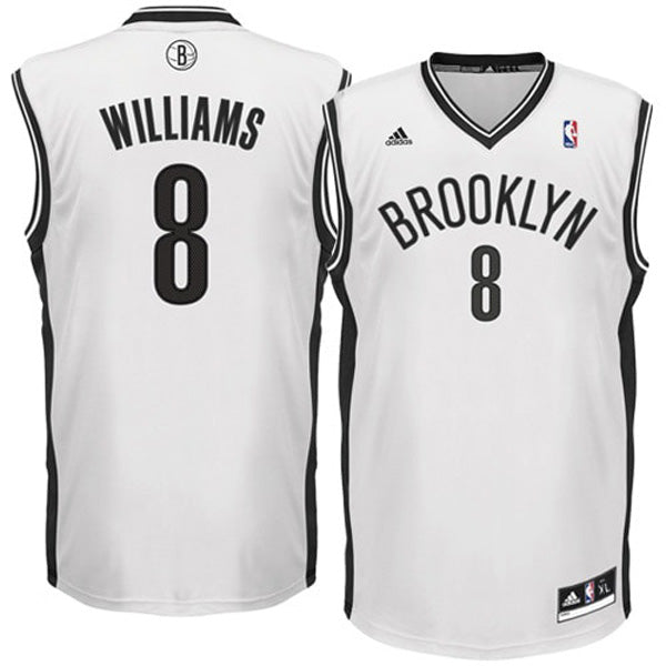 Men's Brooklyn Nets Deron Williams Home Jersey - White