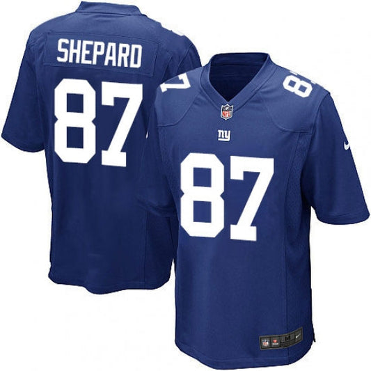 Men's New York Giants Sterling Shepard Game Jersey Navy Blue