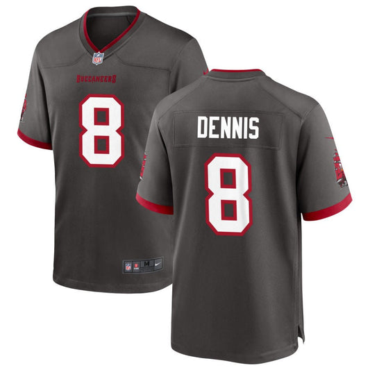 SirVocea Dennis Tampa Bay Buccaneers Nike Alternate Game Jersey - Pewter