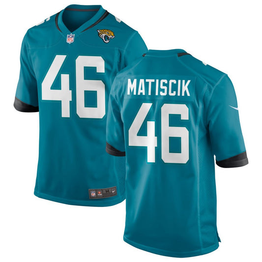 Ross Matiscik Jacksonville Jaguars Nike Youth Game Jersey - Teal