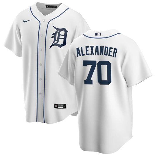 Tyler Alexander Detroit Tigers Nike Youth Home Replica Jersey - White