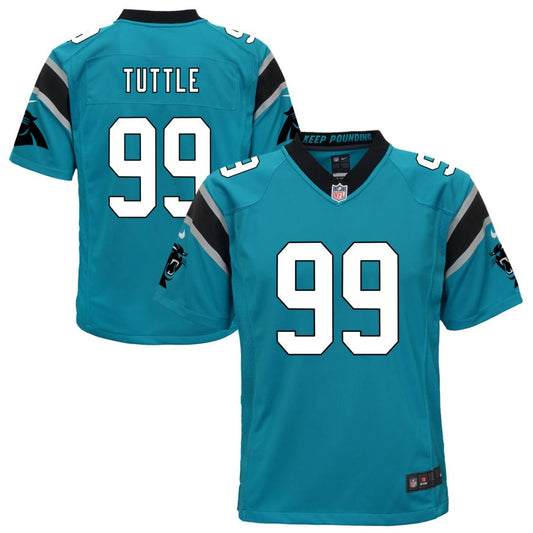 Shy Tuttle Carolina Panthers Nike Youth Game Jersey - Blue