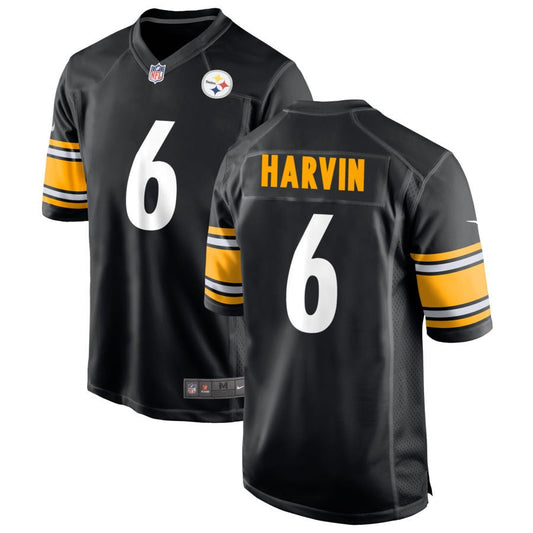 Pressley Harvin Pittsburgh Steelers Nike Game Jersey - Black