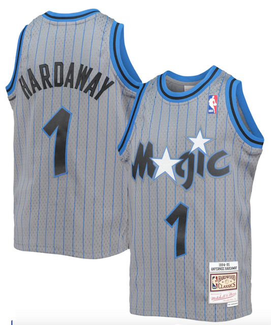 Men's Penny Hardaway Orlando Magic Mitchell & Ness 1994-95 Hardwood Classics Reload 2.0 Jersey ?Gray