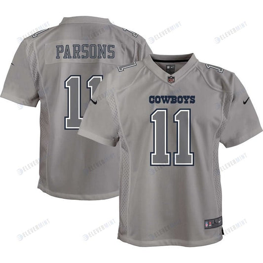 Micah Parsons 11 Dallas Cowboys Youth Atmosphere Game Jersey - Gray