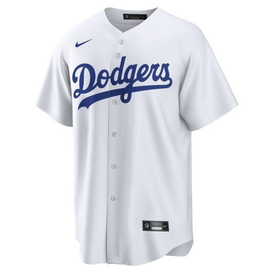 Men's  Nike Dodgers Replica Team Jersey - White