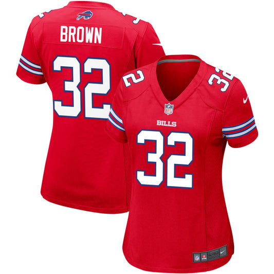 Kyron Brown Buffalo Bills Nike Women's Alternate Game Jersey - Red