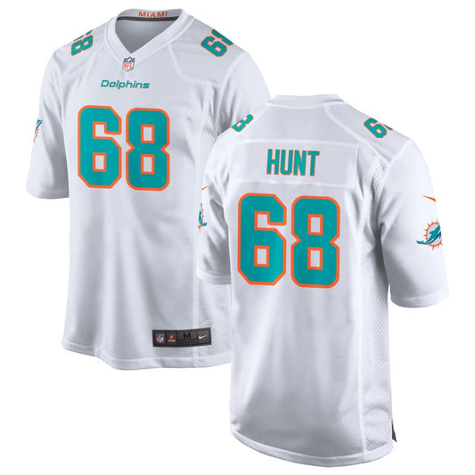 Robert Hunt Miami Dolphins Nike Game Jersey - White