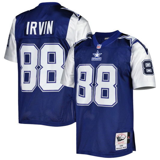 Michael Irvin Dallas Cowboys Mitchell & Ness 1995 Authentic Retired Player Jersey - Navy/White