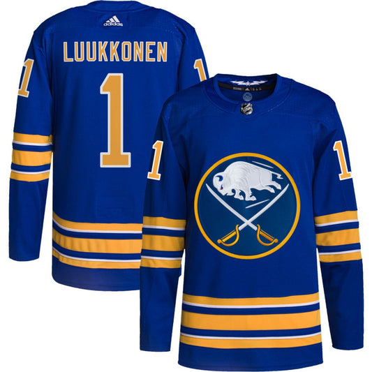 Ukko-Pekka Luukkonen Buffalo Sabres adidas Home Authentic Pro Jersey - Royal