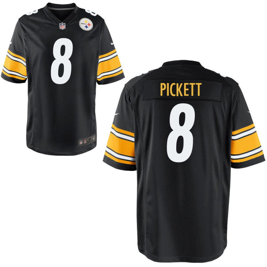 Kenny Pickett Pittsburgh Steelers Nike Youth Game Jersey - Black