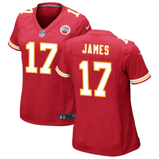 Richie James Kansas City Chiefs Nike Women's Game Jersey - Red