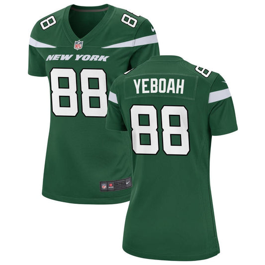 Kenny Yeboah New York Jets Nike Women's Game Jersey - Gotham Green