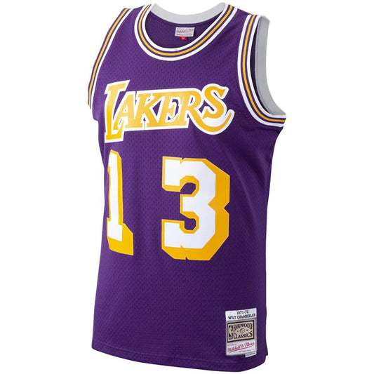 Men's Wilt Chamberlain Mitchell & Ness Lakers '71 Swingman Jersey - Purple