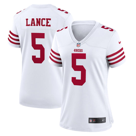 Trey Lance San Francisco 49ers Nike Women's Player Game Jersey - White