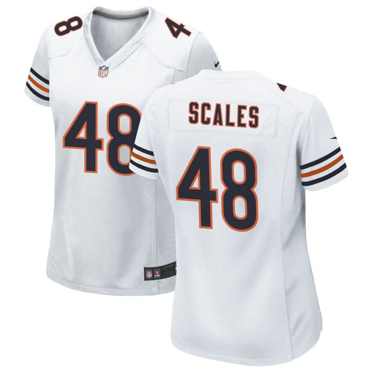 Patrick Scales Chicago Bears Nike Women's Game Jersey - White