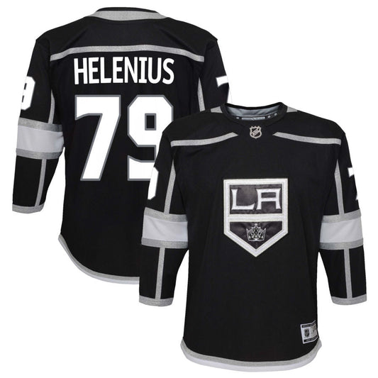 Samuel Helenius Los Angeles Kings Youth Home Replica Jersey - Black