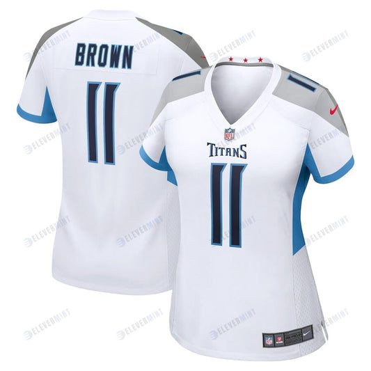 AJ Brown 11 Tennessee Titans Women Game Jersey - White