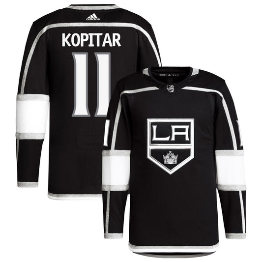 Anze Kopitar Los Angeles Kings adidas Home Primegreen Authentic Pro Jersey - Black