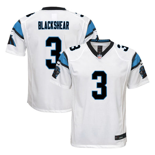 Raheem Blackshear  Carolina Panthers Nike Youth Game Jersey - White