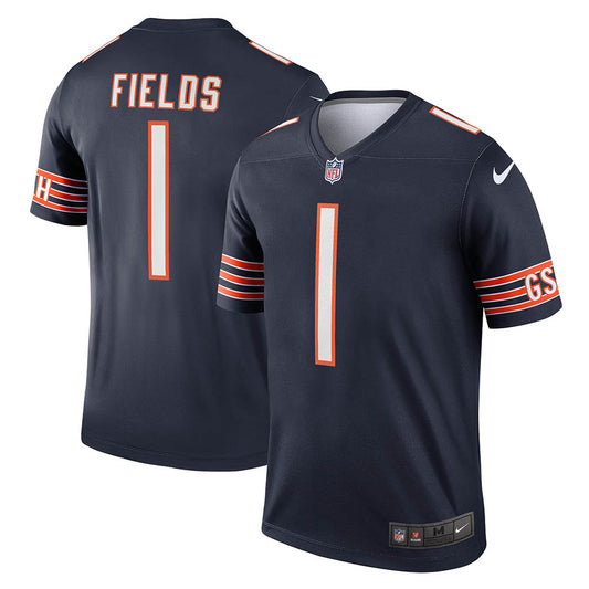 Men's Chicago Bears Justin Fields Legend Jersey Navy