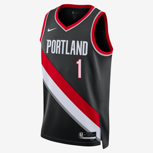 Portland Trail Blazers Icon Edition 2022/23 Nike Dri-FIT NBA Swingman Jersey - Black