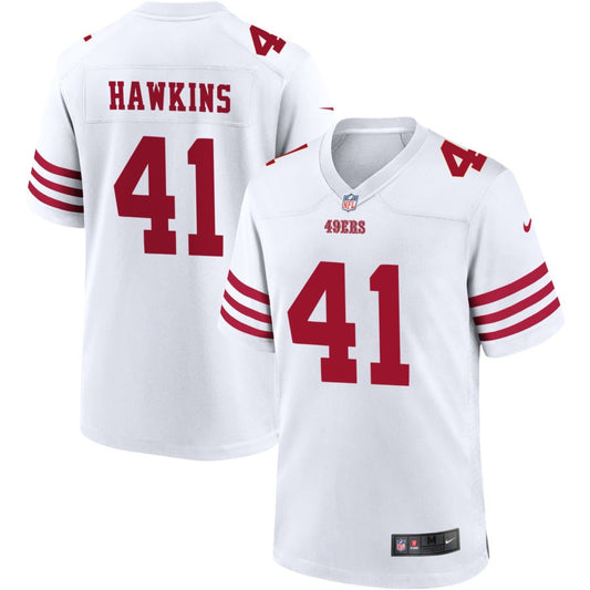 Tayler Hawkins San Francisco 49ers Nike Youth Game Jersey - White