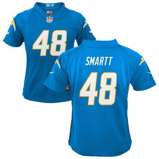 Stone Smartt Los Angeles Chargers Nike Youth Game Jersey - Powder Blue