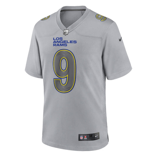 Men's Matthew Stafford Nike Rams Atmosphere Fashion Game Jersey - Grey