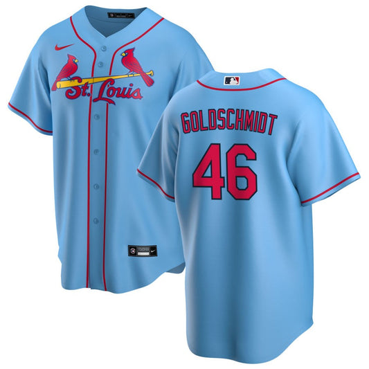 Paul Goldschmidt St. Louis Cardinals Nike Alternate Replica Jersey - Light Blue