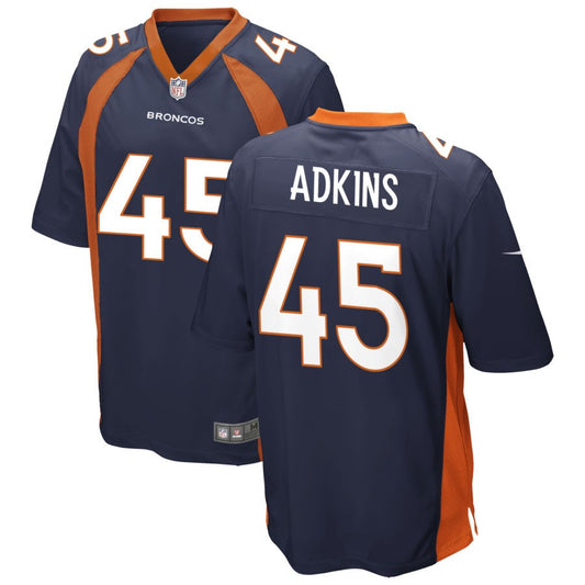 Nate Adkins Denver Broncos Nike Alternate Game Jersey - Navy