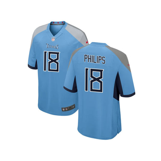 Kyle Philips Tennessee Titans Nike Youth Alternate Game Jersey - Light Blue