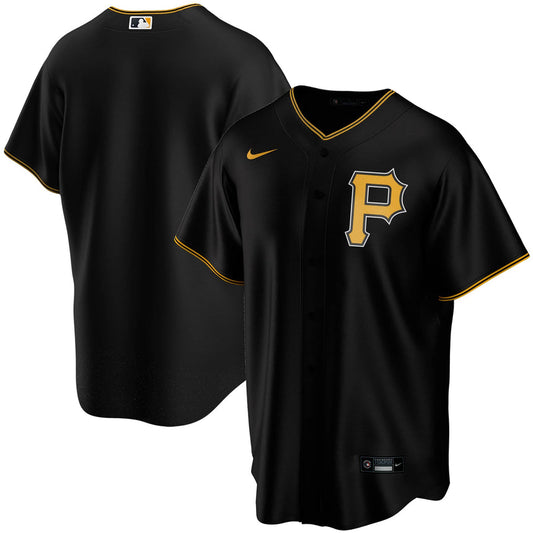 Men's Pittsburgh Pirates Black Alternate Replica Team Jersey